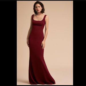 BHLDN “Lucy” Dress in Bordeaux